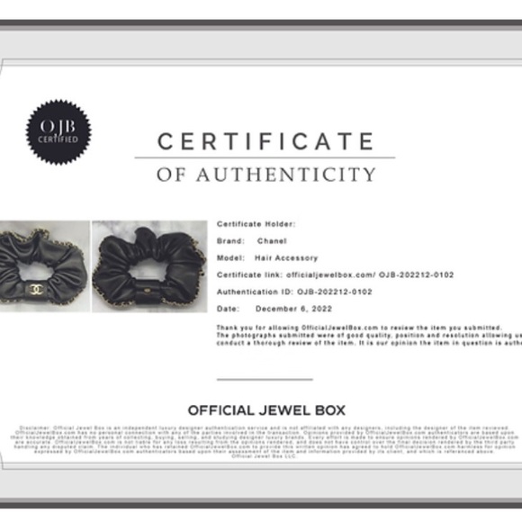 Chanel Hair Scrunchie - Picture 2 of 2